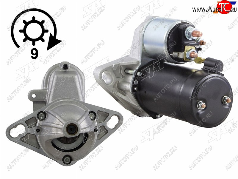 5 249 р. Стартер Honda Accord 97-03  Civic 95-00 (1 kW Z=9) SAT ST-64-0050  с доставкой в г. Вологда