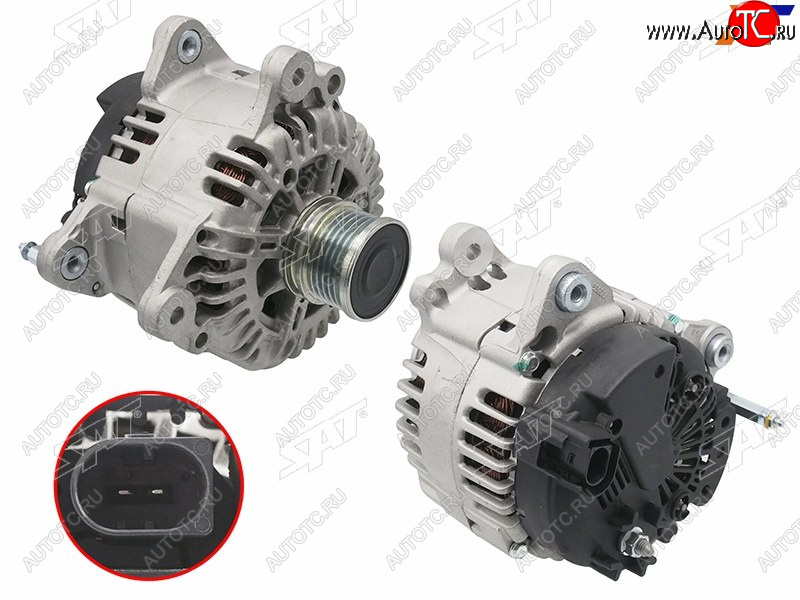 13 199 р. Генератор AUDI A3SEAT EXEOSKODA SUPERBVOLKSWAGEN AMAROKEOSMULTIVAN 2.0D 12V 120A 03-            SAT ST-85-0065  с доставкой в г. Вологда