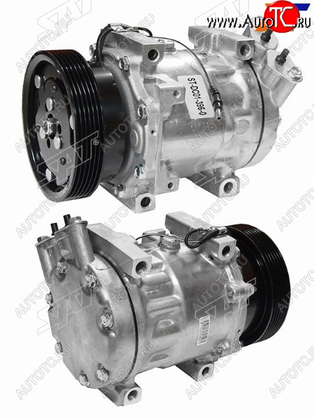 21 999 р. Компрессор кондиционера Nissan Almera 12-19  Qashqai 06-13  Renault Duster 10-21  Logan 04-16  S SAT ST-DC01-396-0  с доставкой в г. Вологда