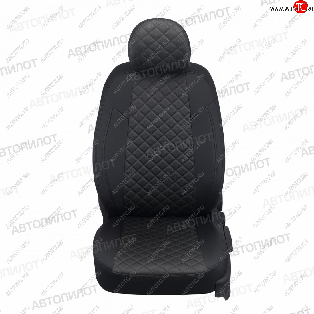 8 749 р. Чехлы сидений (экокожа) Автопилот Ромб Haval M6 (2021-2025) (черный)  с доставкой в г. Вологда
