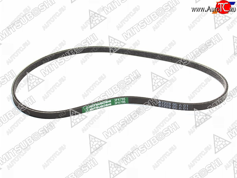 243 р. Ремень поликлиновой TOYOTA LITETOWNACE CR2#CR3# (PS) MZ CX-5 2.0 MITSUBOSHI 3PK795  с доставкой в г. Вологда