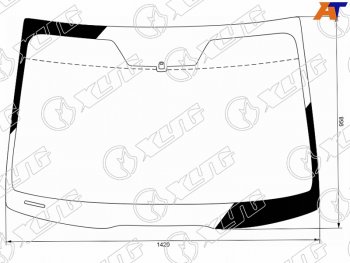 Стекло лобовое Honda Accord 02-08  Acura TSX 03-08 XYG 3986AGNBLV LFW/X