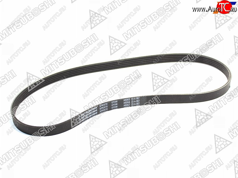 579 р. Ремень поликлиновой TOYOTA 4-7A-FE 90-99DAEWOO NEXIALANOS 1.31.5 MITSUBOSHI 5PK970  с доставкой в г. Вологда