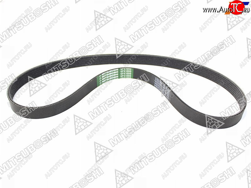 649 р. Ремень приводной SKODA OCTAVIA 1,6VW POLO 1,4AUDI A3 12- MITSUBOSHI 6PK1000  с доставкой в г. Вологда