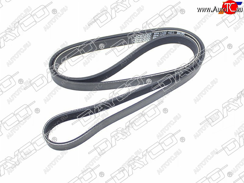 1 129 р. Ремень поликлиновой AUDI A1 1.4 10-A3 1.41.6 03-BMW E36 1.61.9 94-00VW JETTA 1.41.6 05-PASSAT DAYCO 6PK1736  с доставкой в г. Вологда