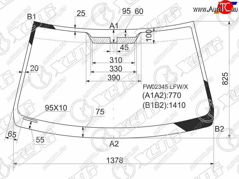6 249 р. Стекло лобовое Lexus IS 98-05  Toyota Altezza 98-05 XYG FW02345 LFW/X  с доставкой в г. Вологда