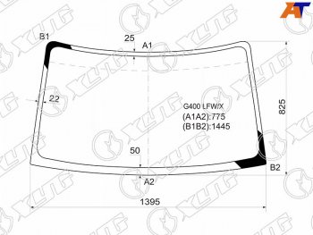 Стекло лобовое Daihatsu Grand Move 99-04  Pyzar 96-02 XYG G400 LFW/X