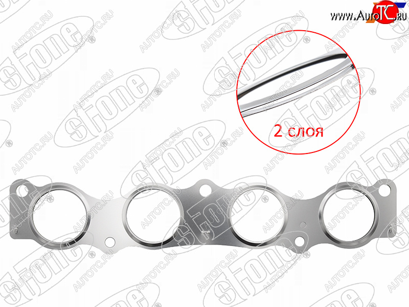 919 р. Прокладка выпускного коллектора TOYOTA COROLLAALLION 2-3ZR-FE 07- STONE JB-1240041  с доставкой в г. Вологда