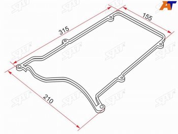 Прокладка клапанной крышки TOYOTA DUET M1#0 EJDE 98-04 SAT K11213-97202