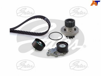 Комплект ГРМ CHEVROLET AVEOCRUZEKALOSLACETTINUBIRA 1,41,6 16V 97- (ремень, 2 ролика, помпа) GATES KP15419XS-2