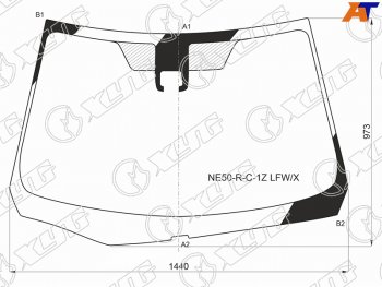 Стекло лобовое (Камера) Toyota Corolla Fielder (E160) 15-17  Corolla Axio (E160) 15-17 XYG NE50-R-C-1Z LFW/X