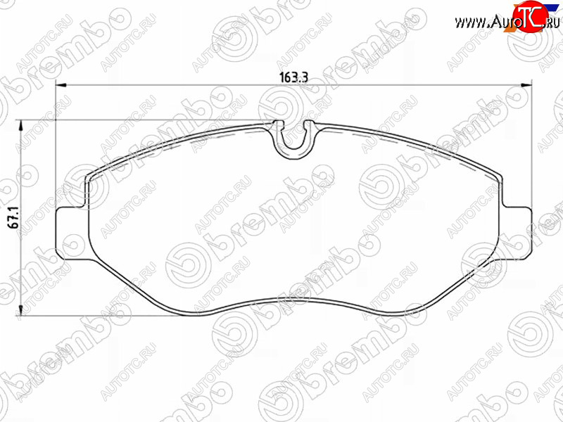4 549 р. Колодки тормозные перед FR-FL SAT Mercedes-Benz Sprinter W910 (2018-2025)  с доставкой в г. Вологда