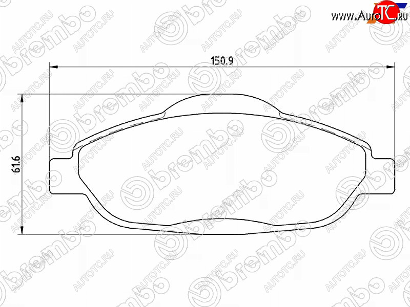 3 799 р. Колодки тормозные перед FL-FR SAT Peugeot 308 T9 хэтчбек 5 дв. дорестайлинг (2013-2018)  с доставкой в г. Вологда