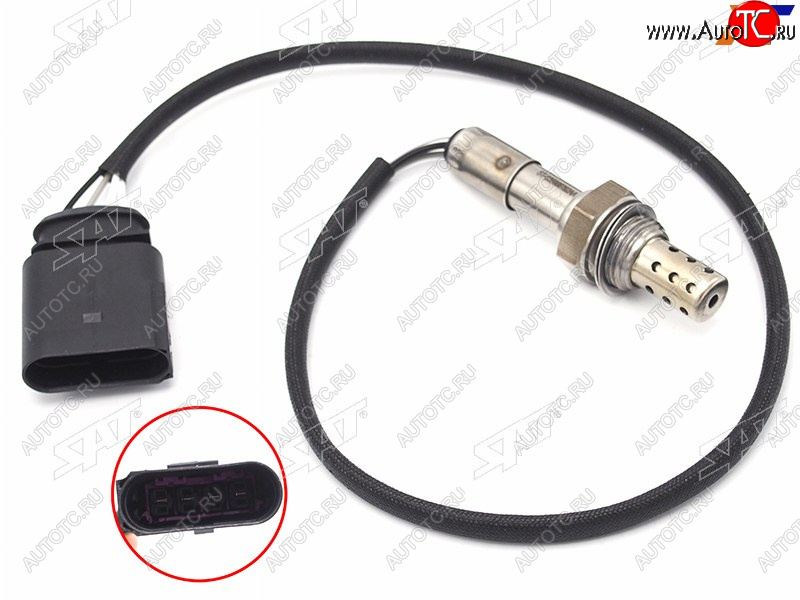 2 259 р. Датчик кислородный AUDI Q5 08-SKODA FABIAOCTAVIA 04-13VW POLO V 09-TOURAN 03-10POLO VI 20- SAT ST-036906262AA  с доставкой в г. Вологда