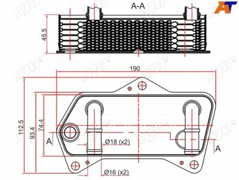 Радиатор масляный AUDI A3 03-SKODA OCTAVIA 04-SUPERB 08-VOLKSWAGEN GOLF 03-JETTA 05-PASSAT 05- SAT ST-02E409061B