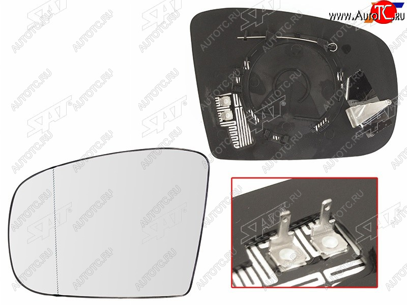 699 р. Полотно зеркала Mercedes-Benz M-Class 01-05  GL-Class 06-09  GLK-Class 08-12 (Слева Обогрев асфе SAT ST-121-0097  с доставкой в г. Вологда