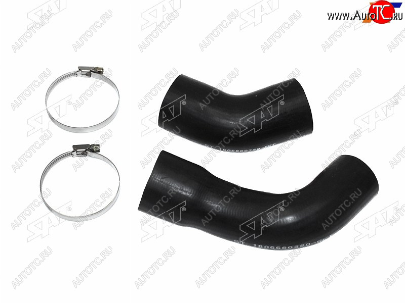 1 149 р. Патрубок интеркулера левый пластиковый CITROEN JUMPERFIAT DUCATOPEUGEOT BOXER 06-н.в.2,2D SAT ST-1606660380  с доставкой в г. Вологда