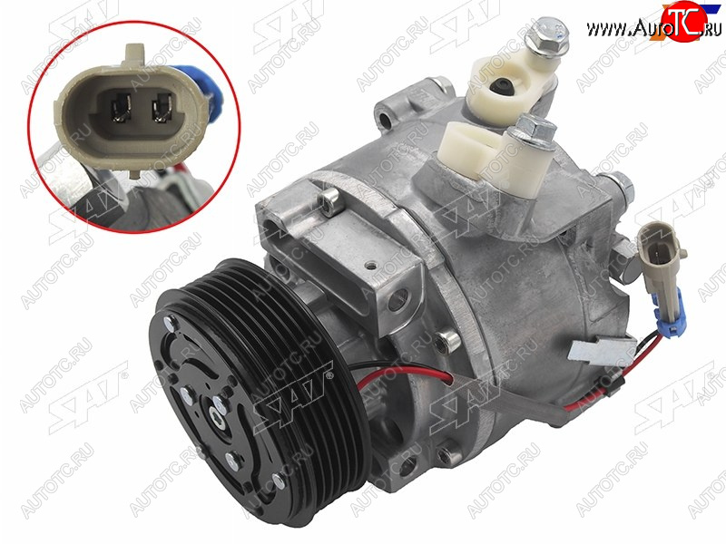 22 999 р. Компрессор кондиционера Chevrolet Aveo 11-15  Opel Mokka 12-19  Chevrolet Tracker 13-15  Opel Ada SAT ST-245-0007  с доставкой в г. Вологда