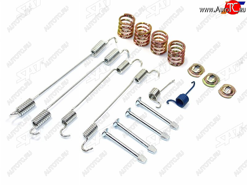 539 р. Комплект монтажный барабанных тормозных колодок NISSAN ALMERA G15RA SAT ST-44090-00QAD, st4409000qad SAT ST-44090-00QAD  с доставкой в г. Вологда
