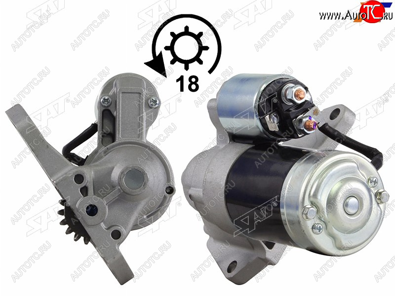 8 599 р. Стартер Ford Probe 93-97  Mazda 323 94-00  626 92-97  Capella 97-02  Eunos 800 93-97 (1,7 kW Z= SAT ST-GY01-18-400B  с доставкой в г. Вологда