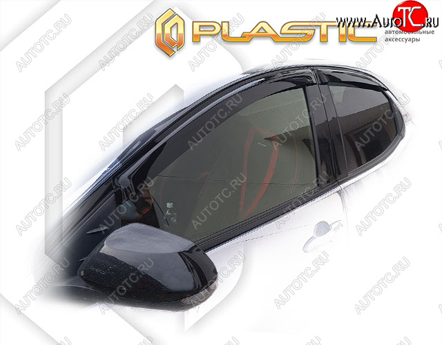 1 899 р. Дефлектора окон CA-Plastic  Toyota Yaris  XP210 (2020-2025) хэтчбэк 5 дв. дорестайлинг (classic полупрозрачный)  с доставкой в г. Вологда