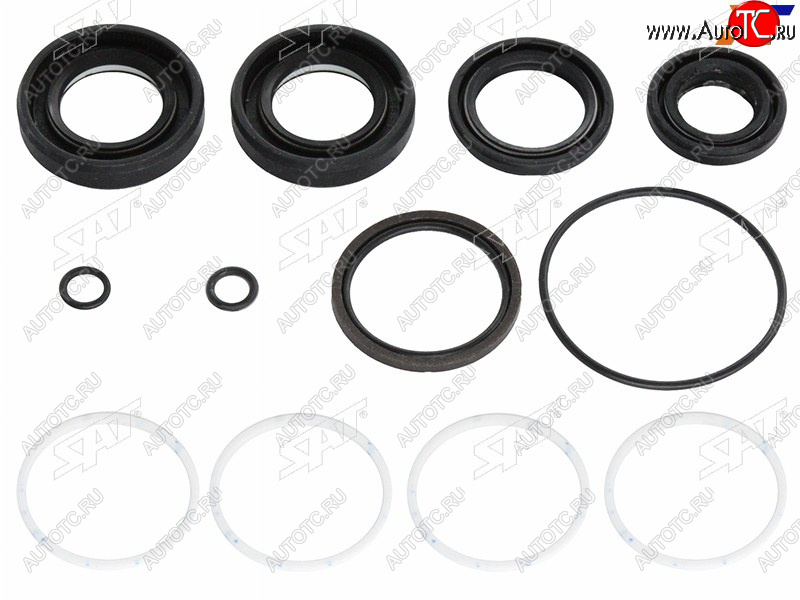 2 199 р. Ремкомплект рулевой рейки NISSAN ALMERA N15 95-00 PRIMERA P11 95-01 SAT K48010-0M000-KIT  с доставкой в г. Вологда
