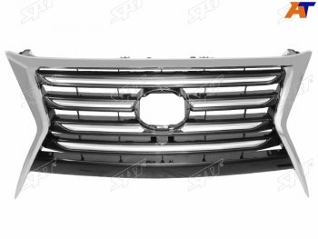 33 999 р. Решетка радиатора (под камеру) SAT  Lexus GX460  J150 (2013-2019) 1-ый рестайлинг (хром)  с доставкой в г. Вологда. Увеличить фотографию 2