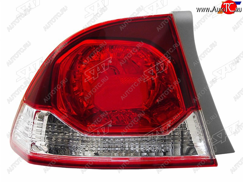 3 499 р. Фонарь задний левый SAT  Honda Civic  FD (2009-2011) седан рестайлинг  с доставкой в г. Вологда