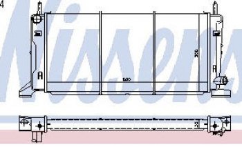 ESCORT 86-90 РАДИАТОР ОХЛАЖДЕН (NISSENS) (NRF) (GERI) (см.каталог) BodyParts fdesc86-910