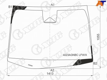 Стекло лобовое (Камера) Honda Fit 19- XYG 4023AGNBC LFW/X
