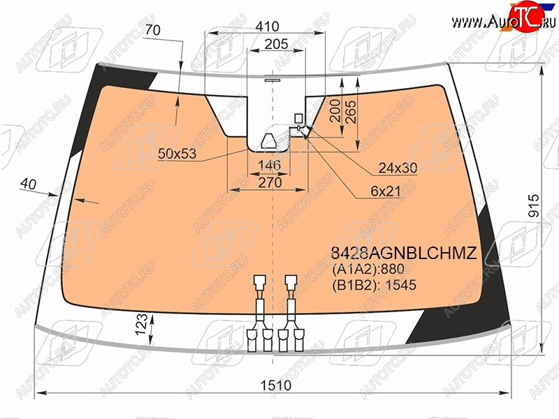 22 699 р. Стекло лобовое (Обогрев полный Камера Датчик дождя Молдинг) Toyota Camry (XV70) 17-21  Camry UAE FUYAO 8428AGNBLCHMZ  с доставкой в г. Вологда