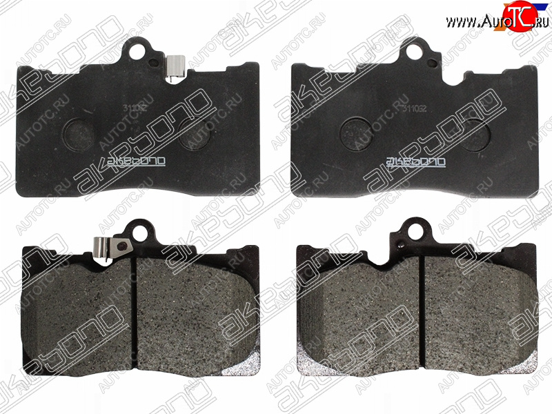 3 699 р. Колодки тормозные перед FR-FL SAT Lexus GS300 S190 дорестайлинг (2005-2006)  с доставкой в г. Вологда