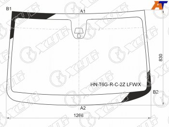 Стекло лобовое + 2 камеры HONDA N-WGN 5D HBK 13-19                                                   XYG HN-T6G-R-C-2Z LFW/X