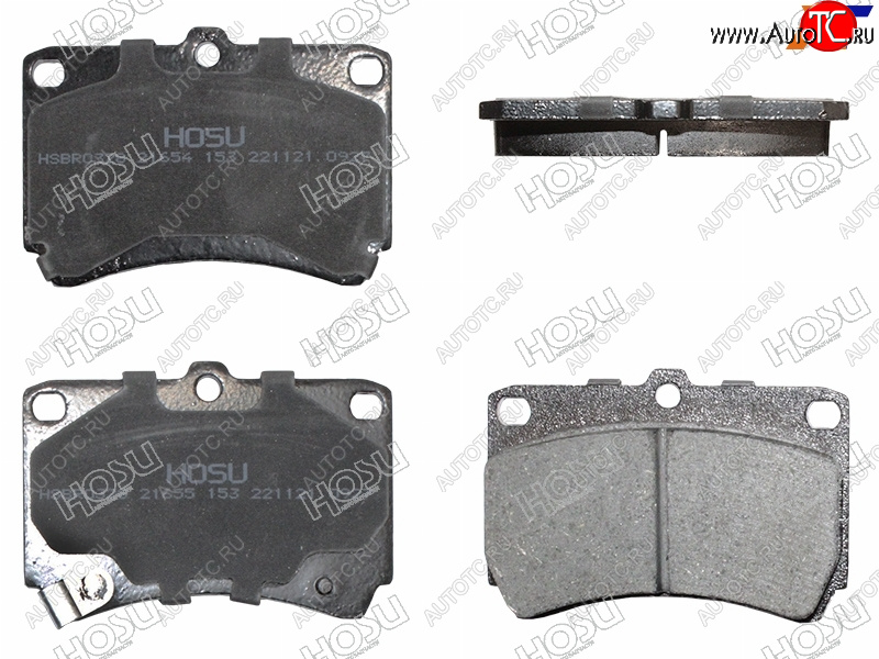 1 079 р. Колодки тормозные перед FL-FR SAT  KIA Rio  1 DC (2000-2005), Mazda Demio  1 DW (1996-2002)  с доставкой в г. Вологда