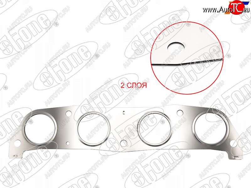 669 р. Прокладка выпускного коллектора TOYOTA COROLLAALLION 1ZZ-FE 00- STONE JB-1240016-F  с доставкой в г. Вологда