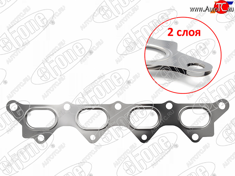 479 р. Прокладка выпускного коллектора MITSUBISHI LANCER 4G15 00- STONE JB-32300  с доставкой в г. Вологда