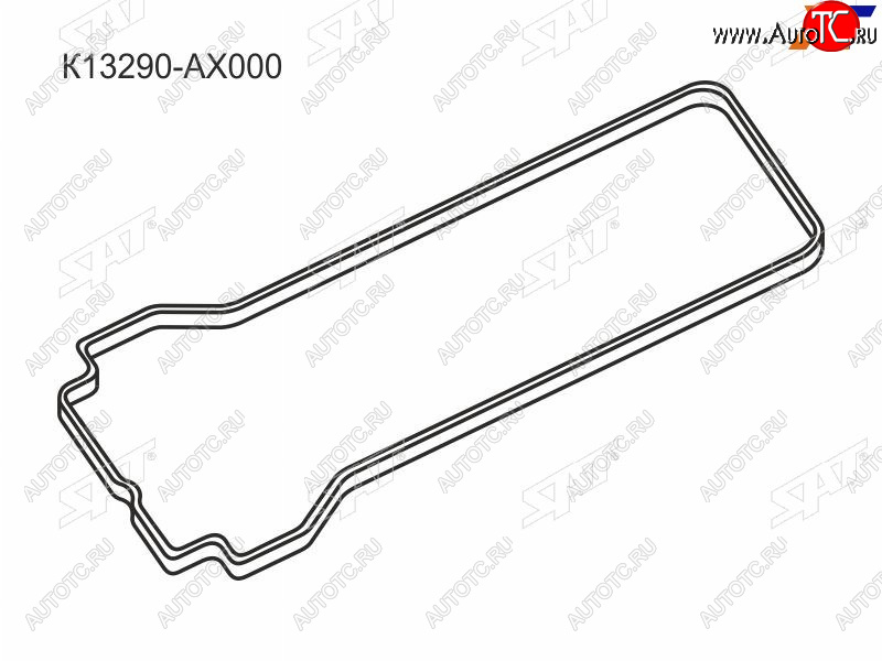 237 р. Прокладка клапанной крышки NS CG10-12, CR10-14, K12Y12Z11 SAT K13270-AX000  с доставкой в г. Вологда