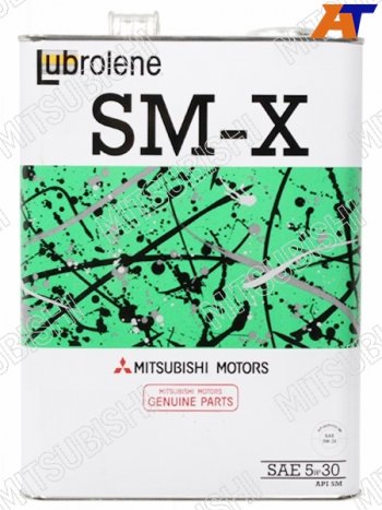 Масло моторное MITSUBISHI (металлическая канистра) SM-X 5W-30 4Л                                     MITSUBISHI MZ102565