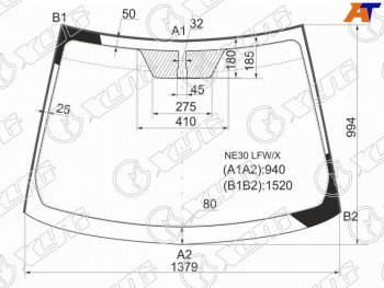 Стекло лобовое Toyota Auris 06-12  Blade 06-12 XYG NE30 LFW/X