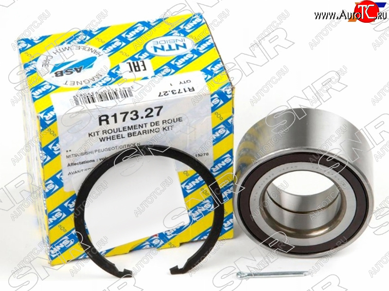4 599 р. Подшипник передней ступицы MMC LANCER X/OUTLANDER XL/DODGE CALIBER 06-/CHRYSLER SEBRING 07- (ремком. SNR R17327, r17327 SNR R17327  с доставкой в г. Вологда