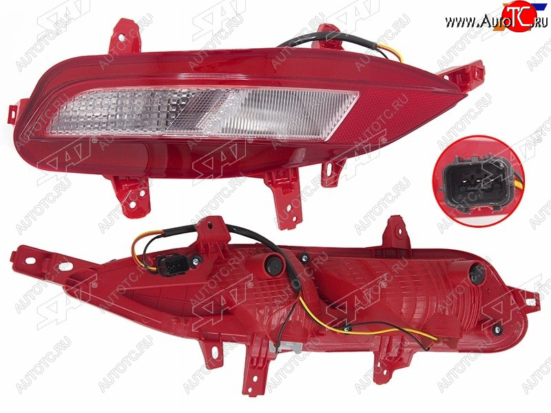 5 499 р. Левый фонарь в задний бампер SAT  Hyundai Tucson  NX4 (2020-2022)  с доставкой в г. Вологда