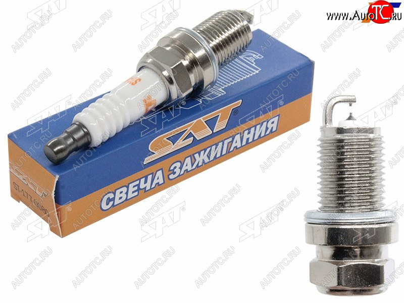 439 р. Свеча зажигания HONDA CITY 1.4 08-CR-Z 1.5 10-FITJAZZ 1.2-1.4 08- L12B1L13Z1LEA1 SAT ST-177-0080  с доставкой в г. Вологда