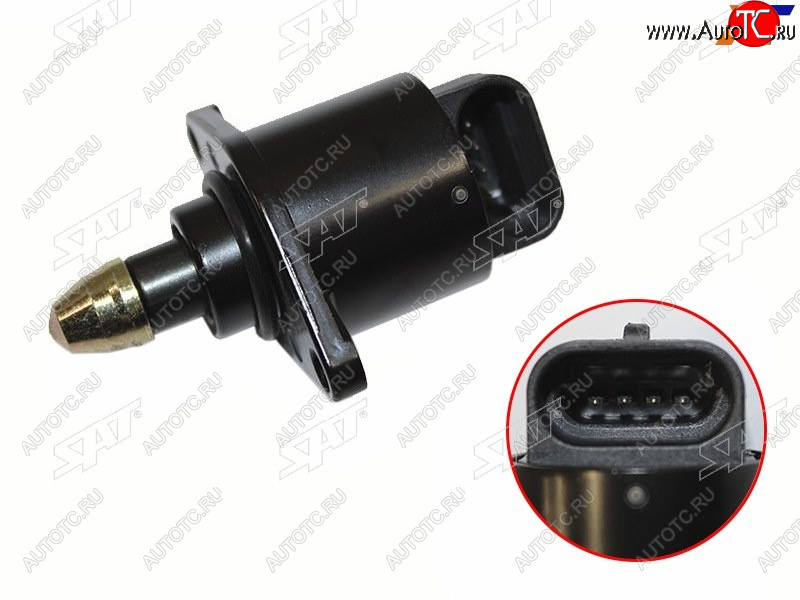 499 р. Датчик холостого хода (клапан) 1,61,82,0 PEUGEOT 306405406806BOXERCITROEN JAMPERFIAT DUCATO SAT ST-1920.N1  с доставкой в г. Вологда