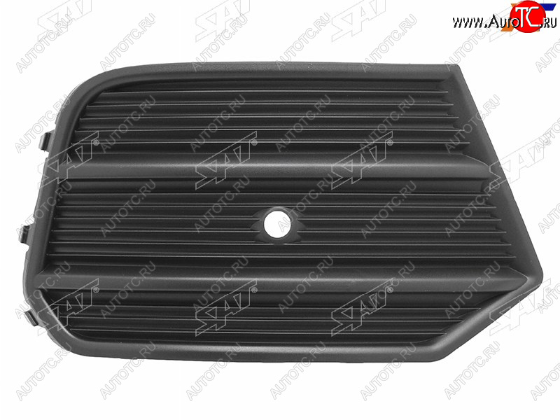 1 539 р. Правая вставка переднего бампера (под сонар) SAT Audi Q3 8U рестайлинг (2014-2018)  с доставкой в г. Вологда