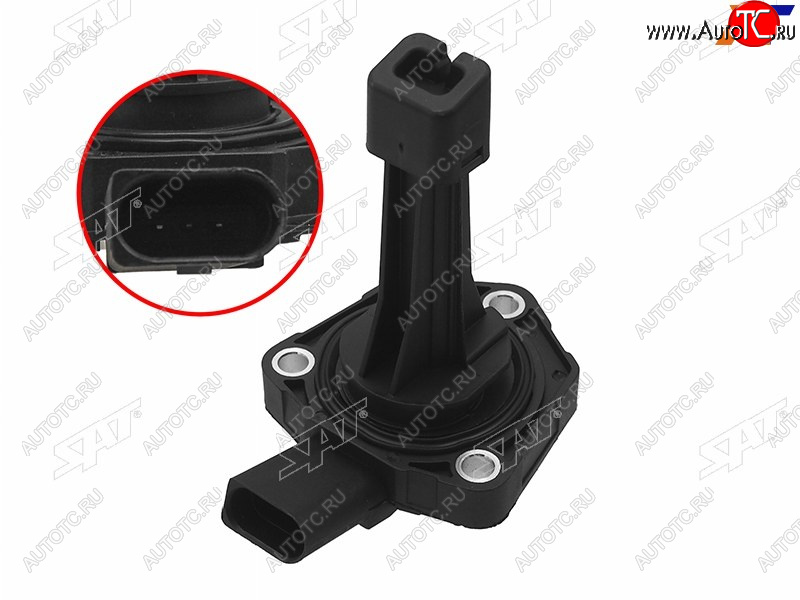 3 399 р. Датчик уровня масла в двигателе SKODA FABIA 11-21 OCTAVIA 09-13 TIGUAN 08-18 SAT ST-304-0028  с доставкой в г. Вологда