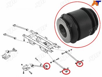 Сайлентблок Renault Duster 10-21  Dacia Duster 10-17 SAT ST-8200839121