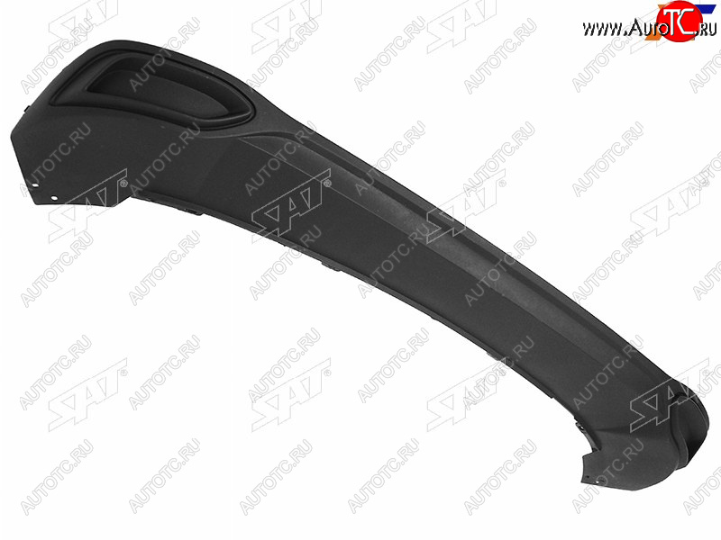 1 299 р. Спойлер бампера Volkswagen Polo 20-22 (Сзади) SAT ST-90-0005  с доставкой в г. Вологда