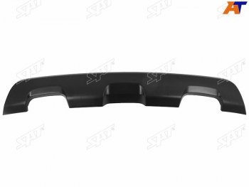 Накладка бампера Dacia Sandero Stepway 12-16  Renault Sandero Stepway 14-22 (Сзади черная) SAT ST-DC32-087M-0