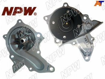 Насос водяного охлаждения TOYOTA 7AFE 96-01 NPW (вылет 15mm) (с прокладкой) NPW T-109A