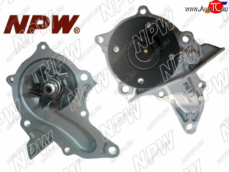 2 349 р. Насос водяного охлаждения TOYOTA 7AFE 96-01 NPW (вылет 15mm) (с прокладкой) NPW T-109A  с доставкой в г. Вологда